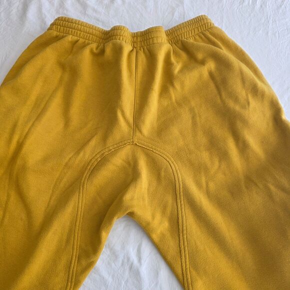 Savage x Fenty Mustard Yellow Fleece Baggy Sweatpants Joggers Unisex Size M - Picture 4 of 10